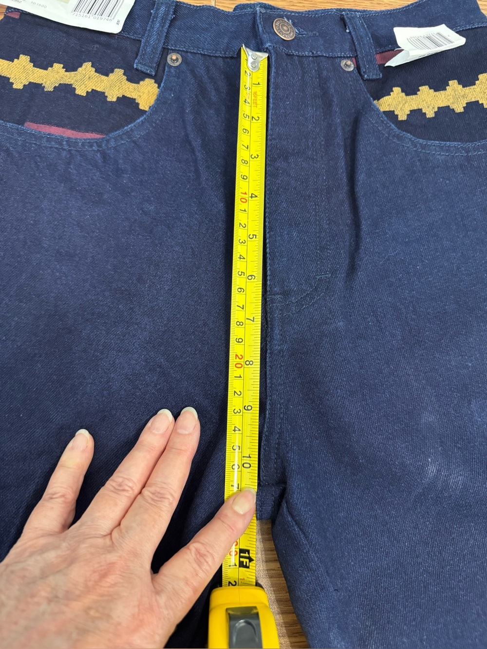 VTG Jordache 2 pc Very Rare Western Shirt & Pants, Original Tags Pearl Snaps - Picture 12 of 16